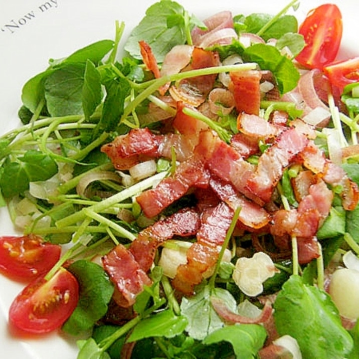 フレンチシェフ直伝 簡単クレソンサラダ 茗荷他 レシピ 作り方 By ジョン リーバス 楽天レシピ